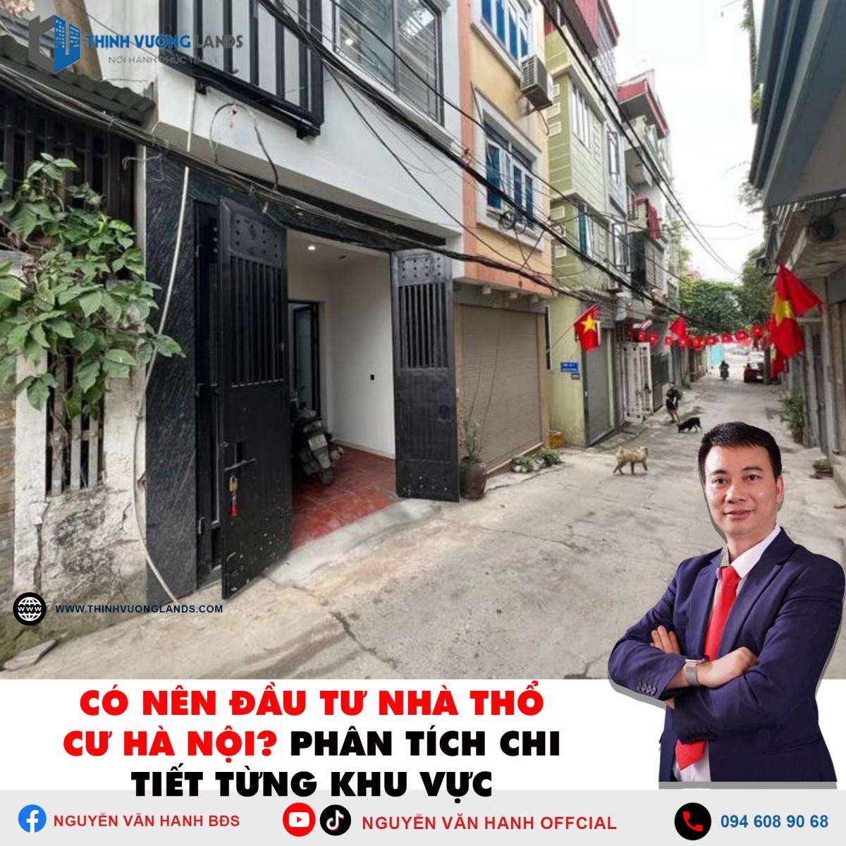 CÓ NÊN ĐẦU TƯ NHÀ THỔ CƯ HÀ NỘI? PHÂN TÍCH CHI TIẾT TỪNG KHU VỰC