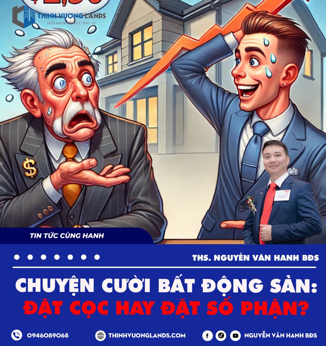 Chuyện Cười Bất Động Sản: ĐẶT CỌC HAY ĐẶT SỐ PHẬN?