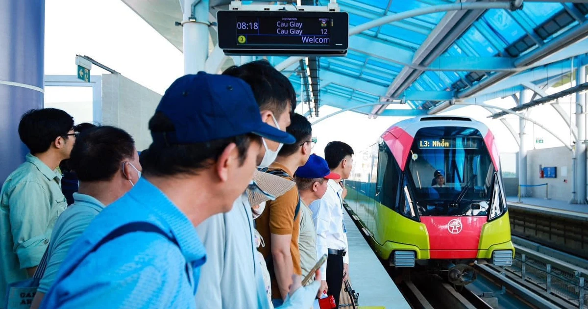 Điều chỉnh giờ chạy tàu Cát Linh – Hà Đông và Nhổn - Cầu Giấy từ ngày mai