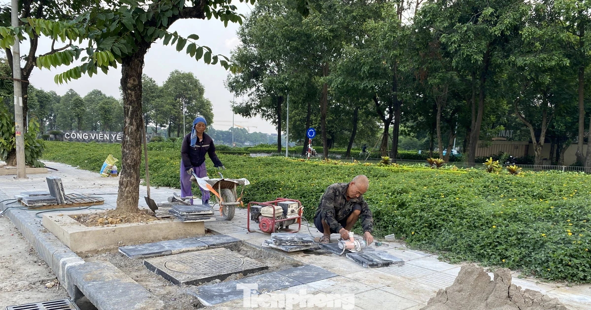 Hà Nội: Vì sao vỉa hè vừa làm xong lại đào lên lắp cống?