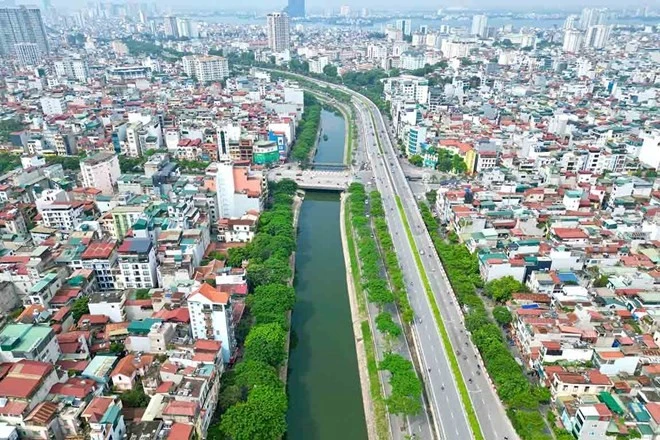 Hà Nội xem xét dự án cải tạo chỉnh trang công viên tuyến hai bên sông Tô Lịch