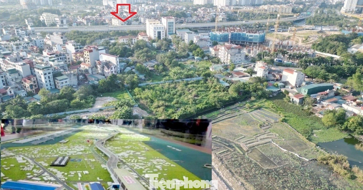 Hình hài khu depot tuyến metro Nam Thăng Long - Trần Hưng Đạo sau 1 tháng thi công
