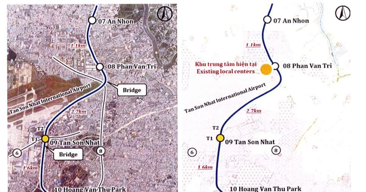 Tuyến metro xuyên tâm TPHCM kết nối sân bay Tân Sơn Nhất có quy mô ra sao?