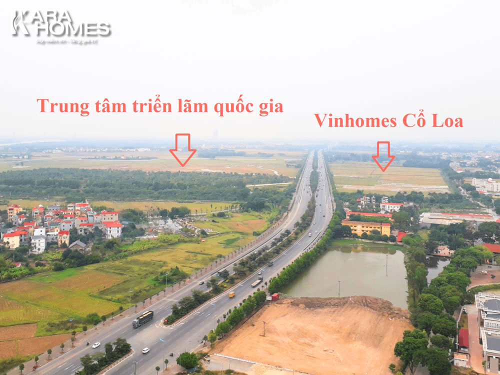 Dự án Vin Cổ Loa Vị trí ở đâu?