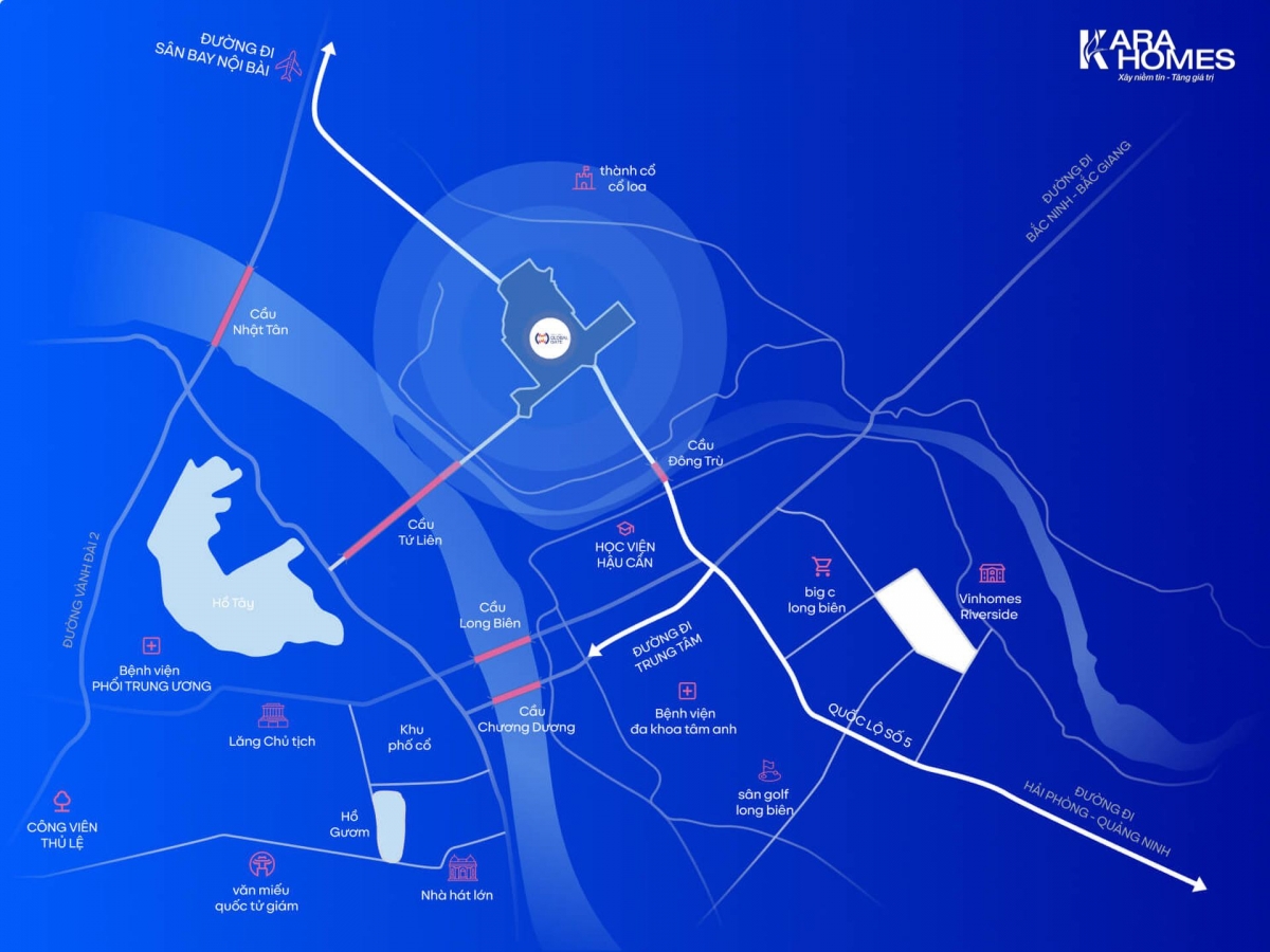 Vị trí Vin Cổ Loa