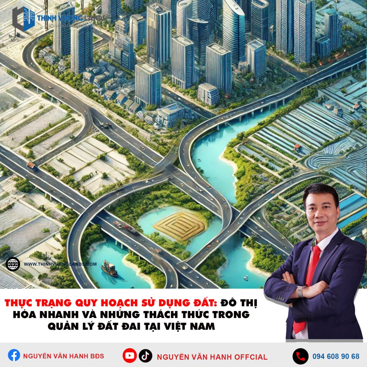 Đô thị hóa nhanh và những thách thức trong quản lý đất đai tại Việt Nam