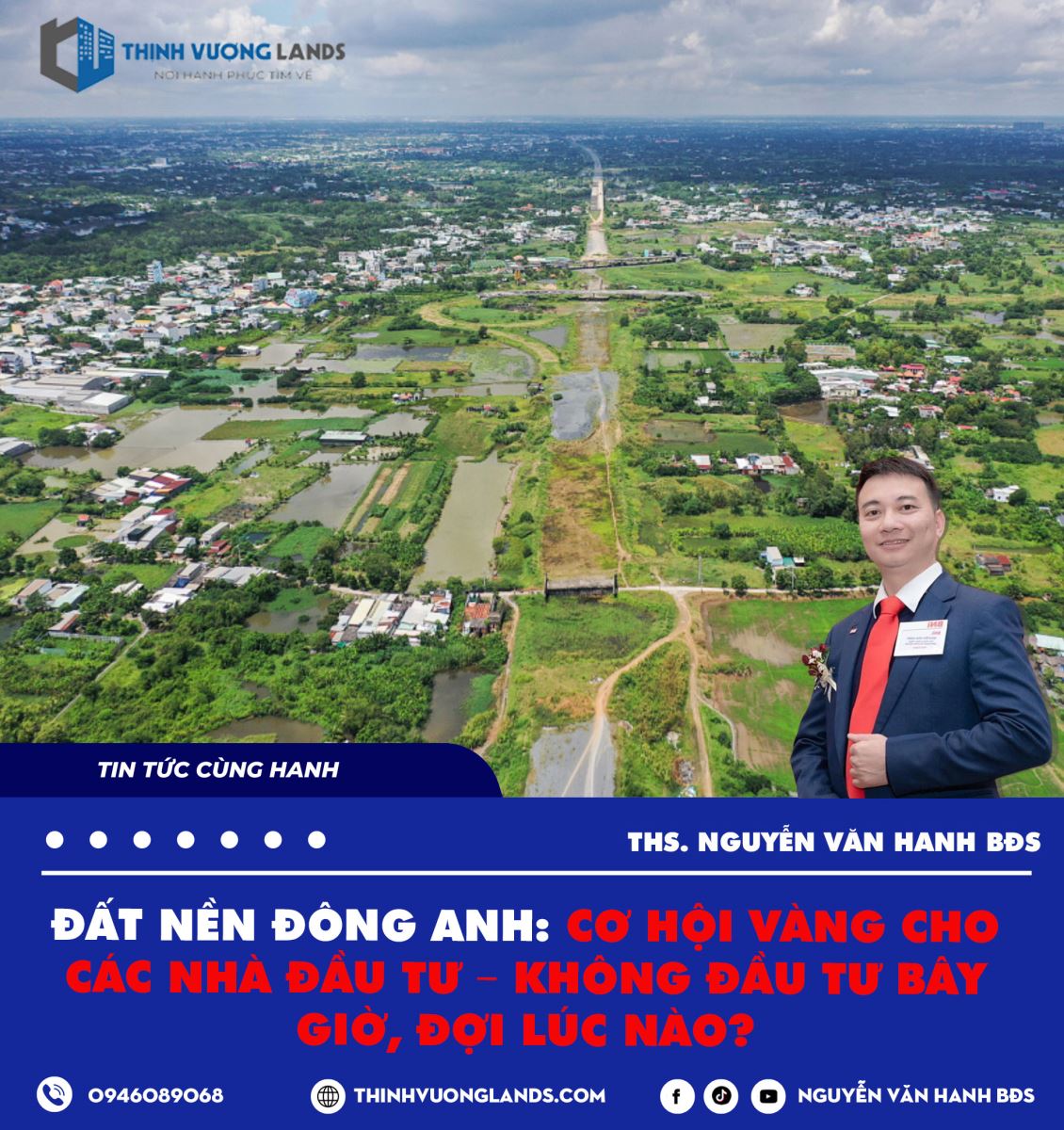 Đất Nền Đông Anh: Cơ Hội Vàng Cho Các Nhà Đầu Tư – Không Đầu Tư Bây Giờ, Đợi Lúc Nào?