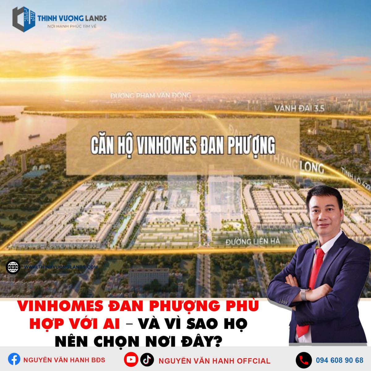 Vinhomes Đan Phượng phù hợp với ai – và vì sao họ nên chọn nơi đây?