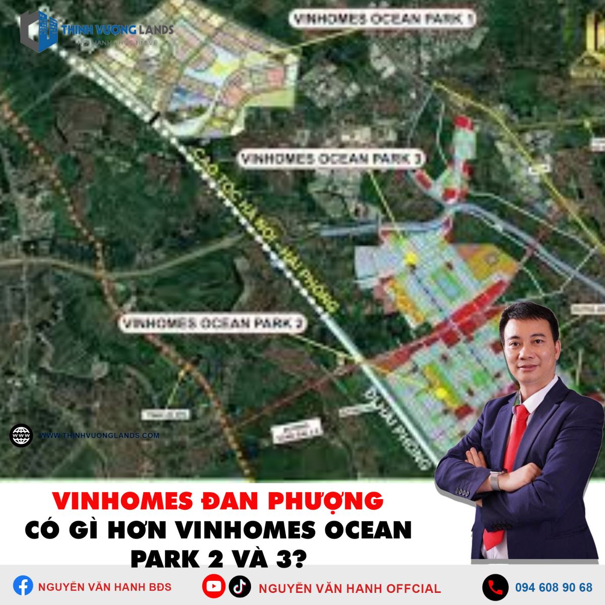 Vinhomes Đan Phượng có gì hơn Vinhomes Ocean Park 2 và 3?
