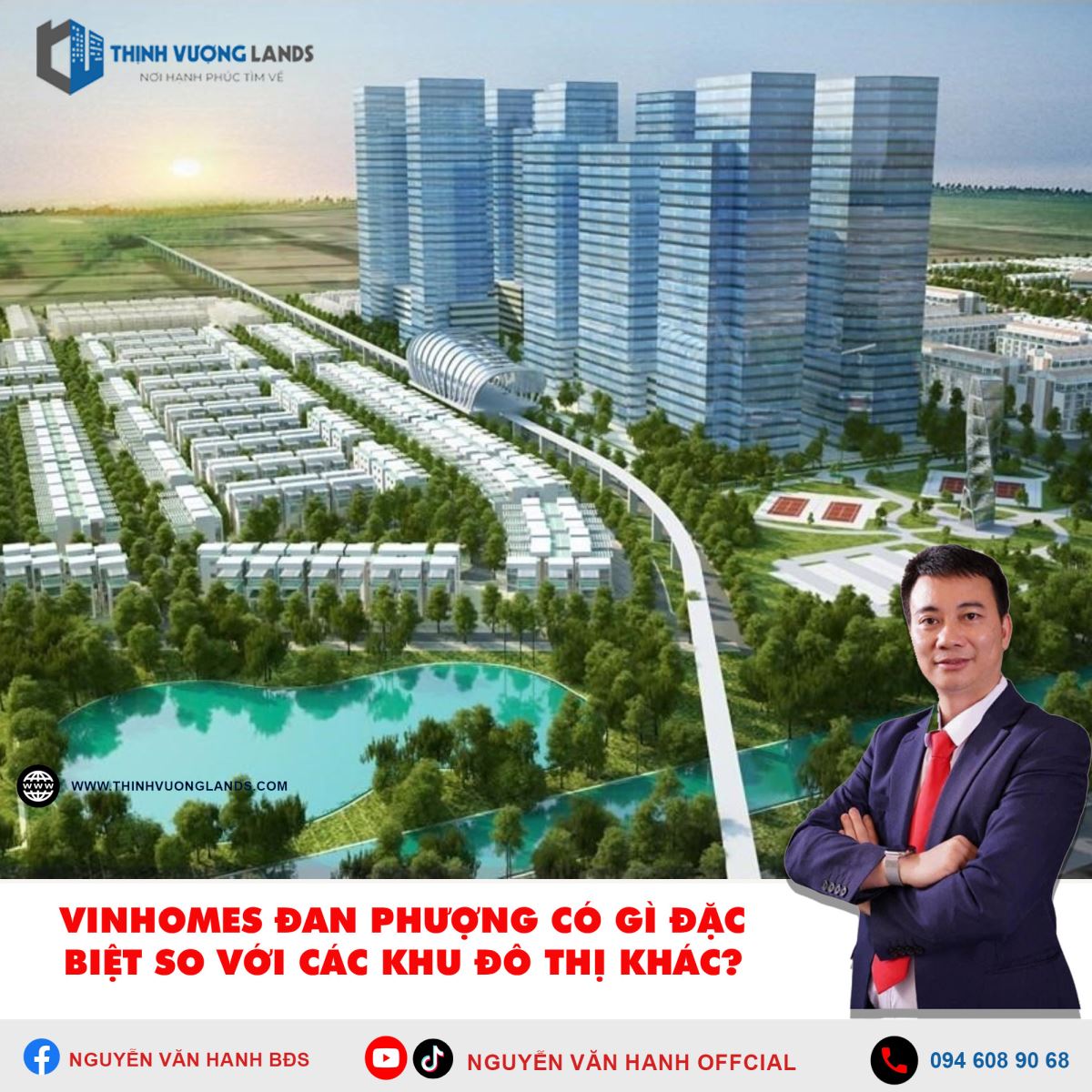 Vinhomes Đan Phượng có gì đặc biệt so với các khu đô thị khác?