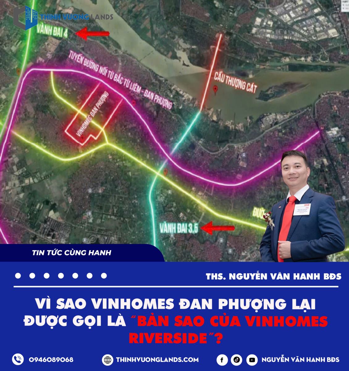 Vì sao Vinhomes Đan Phượng lại được gọi là “bản sao của Vinhomes Riverside”?