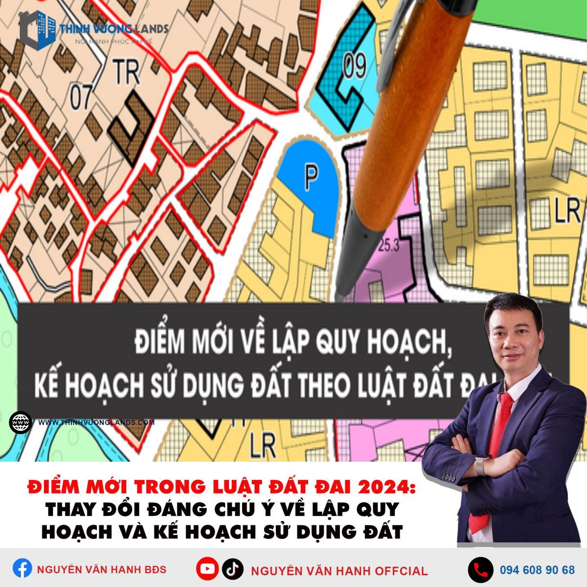 Điểm mới trong Luật Đất đai 2024: Thay đổi đáng chú ý về lập quy hoạch và kế hoạch sử dụng đất