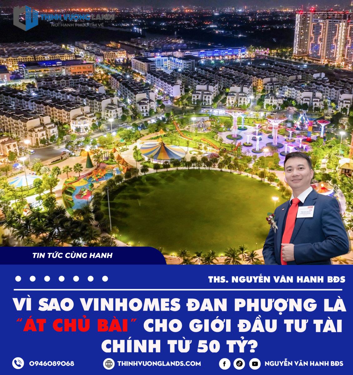 Vì Sao Vinhomes Đan Phượng Là “Át Chủ Bài” Cho Giới Đầu Tư Tài Chính Từ 50 Tỷ?