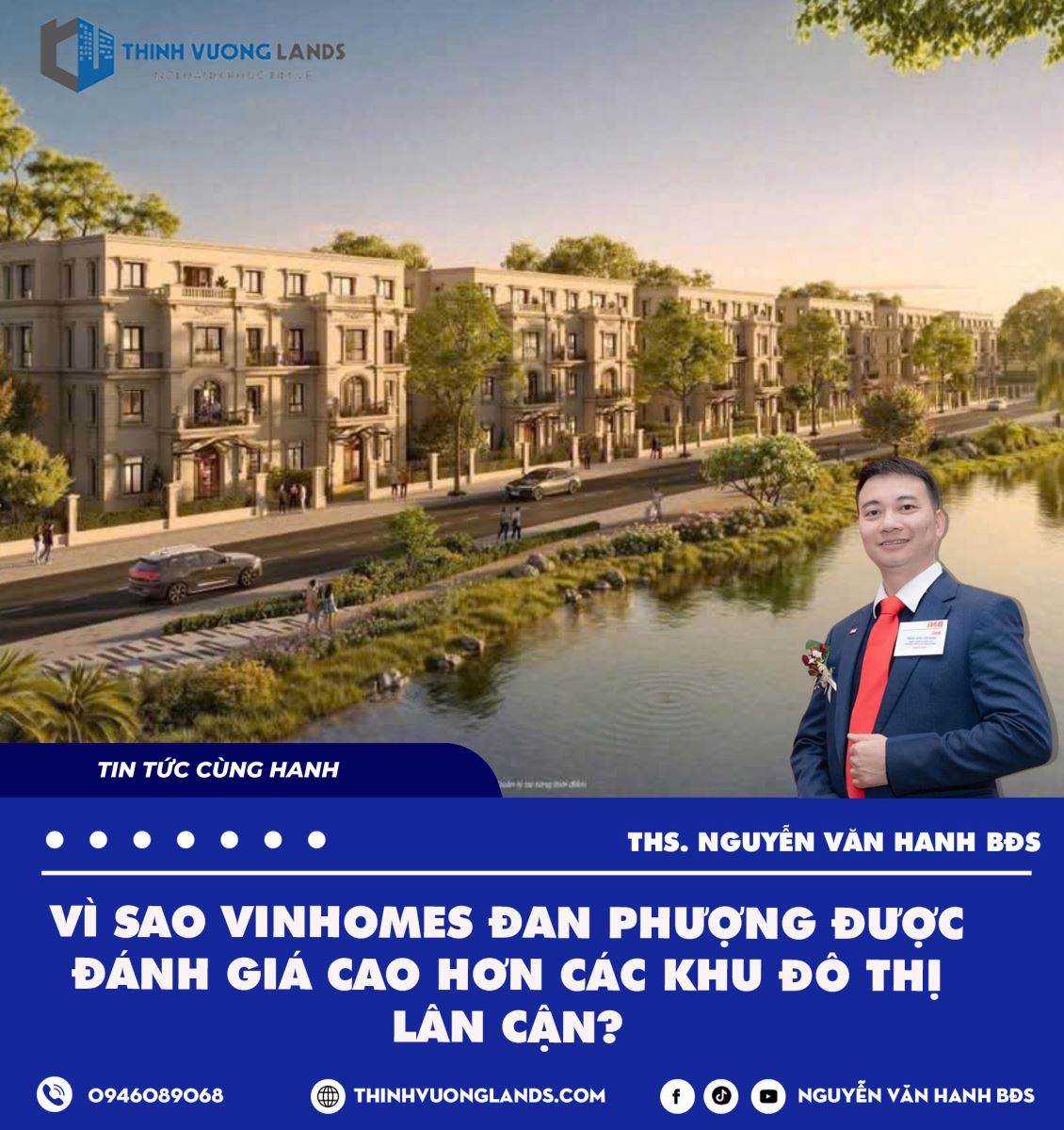 Vì sao Vinhomes Đan Phượng được đánh giá cao hơn các khu đô thị lân cận?