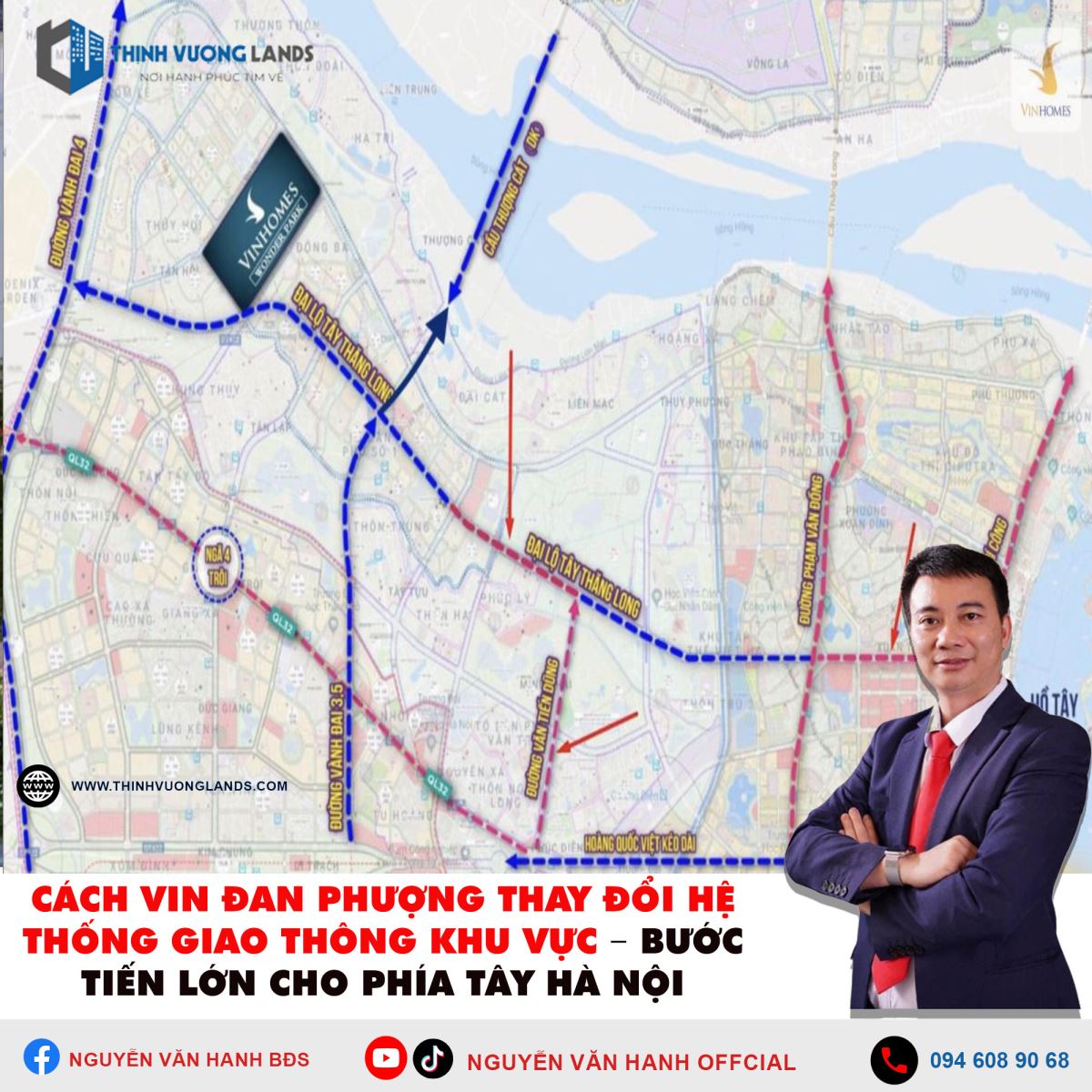 Cách Vin Đan Phượng Thay Đổi Hệ Thống Giao Thông Khu Vực – Bước Tiến Lớn Cho Phía Tây Hà Nội