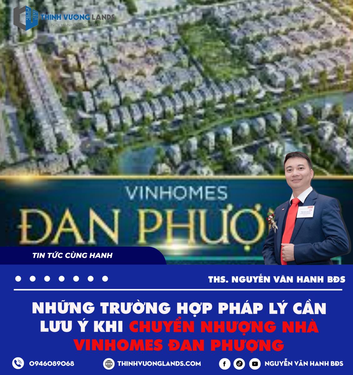Những trường hợp pháp lý cần lưu ý khi chuyển nhượng nhà Vinhomes Đan Phượng