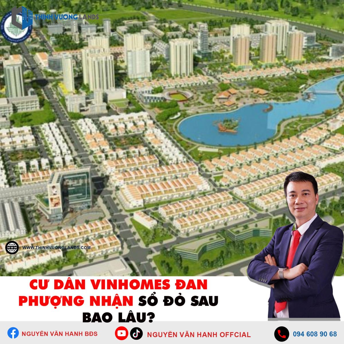 Cư dân Vinhomes Đan Phượng nhận sổ đỏ sau bao lâu?