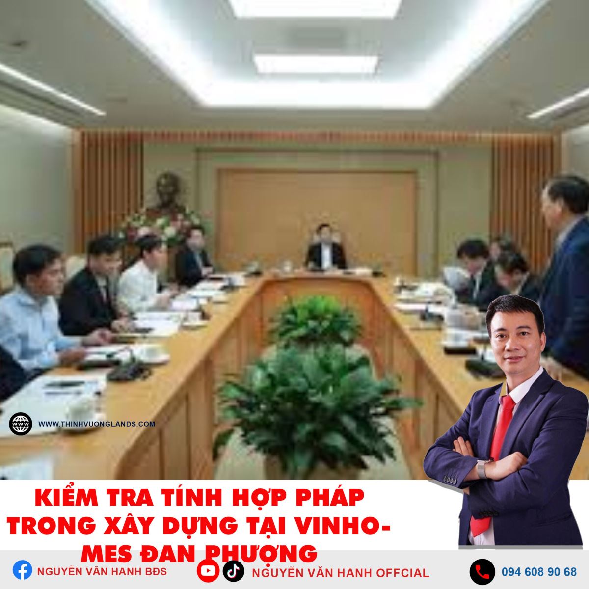 Kiểm tra tính hợp pháp trong xây dựng tại Vinhomes Đan Phượng