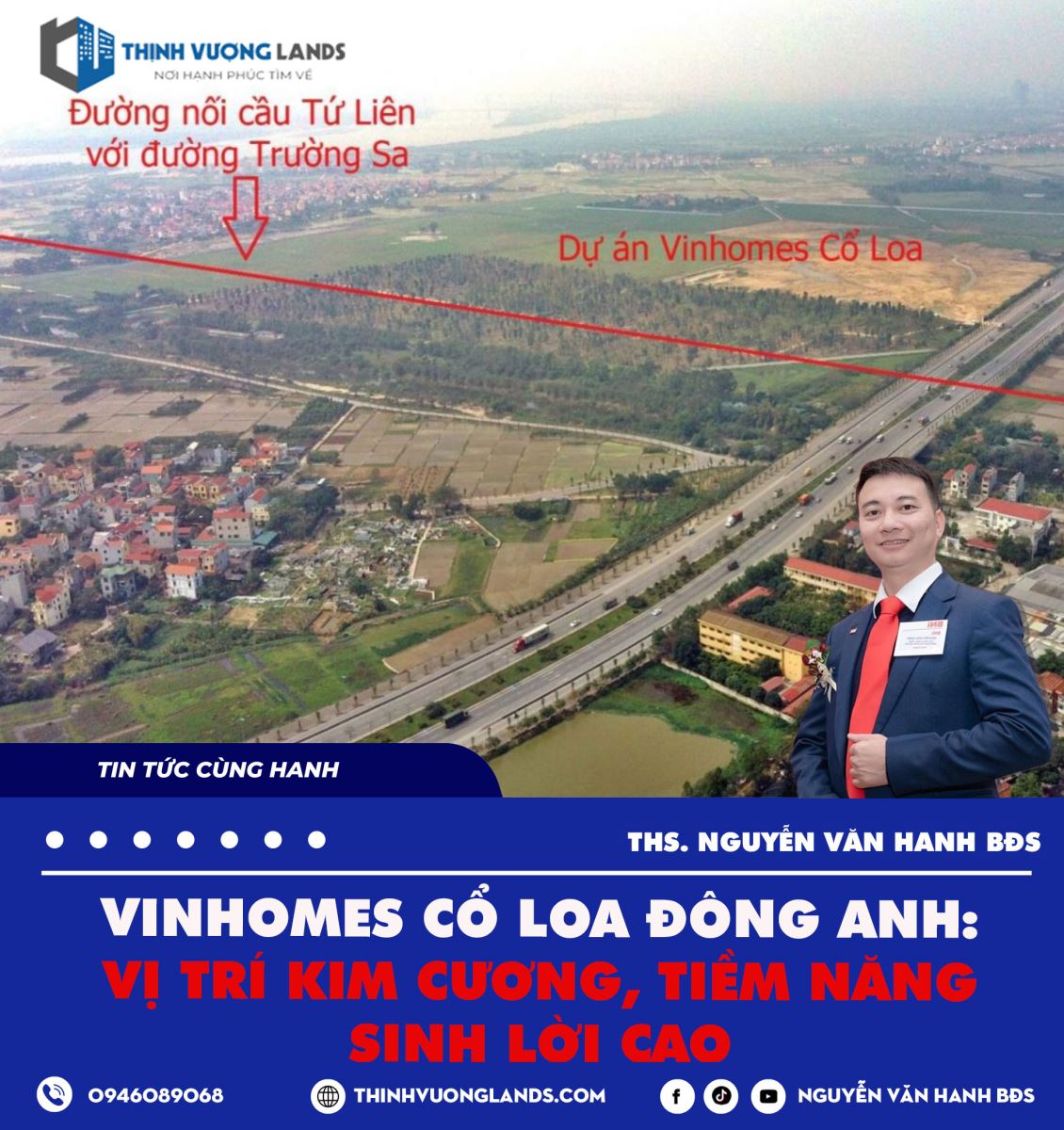 Vinhomes Cổ Loa Đông Anh: Vị trí kim cương, tiềm năng sinh lời cao