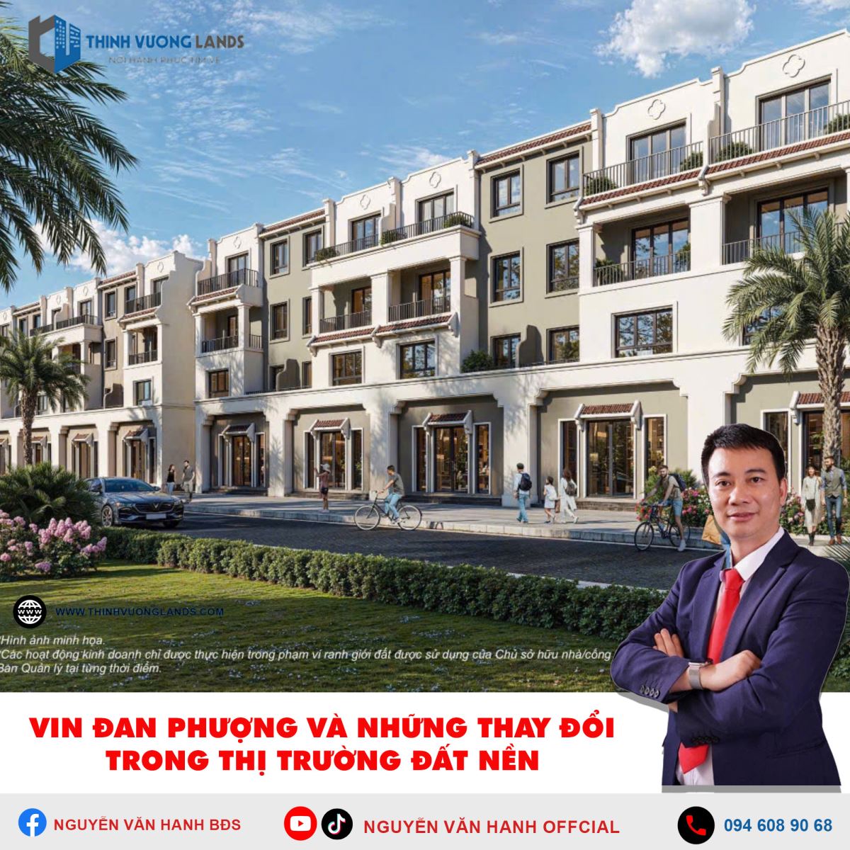 Vin Đan Phượng và những thay đổi trong thị trường đất nền