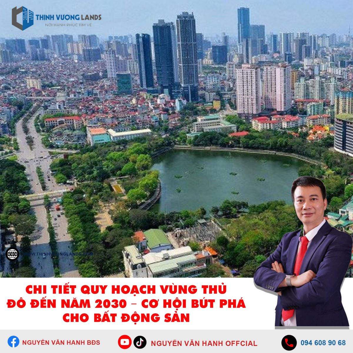 Chi Tiết Quy Hoạch Vùng Thủ  Đô Đến Năm 2030 – Cơ Hội Bứt Phá Cho Bất Động Sản