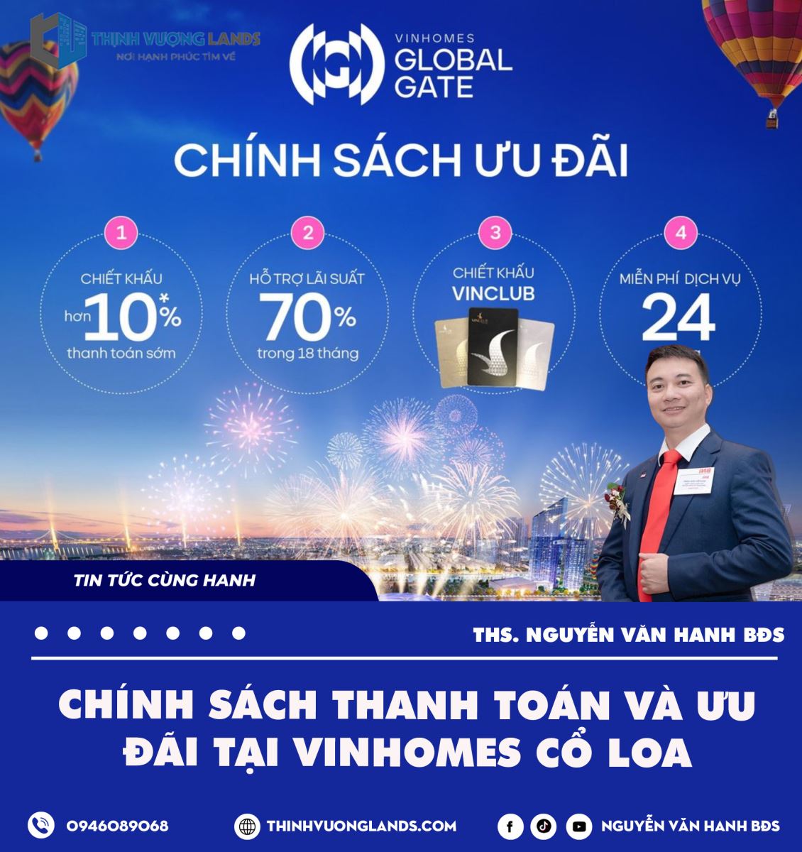 Chính Sách Thanh Toán Và Ưu Đãi Tại Vinhomes Cổ Loa