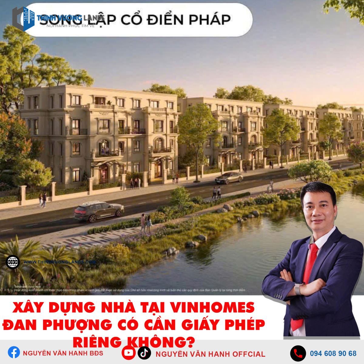 Xây dựng nhà tại Vinhomes Đan Phượng có cần giấy phép riêng không?