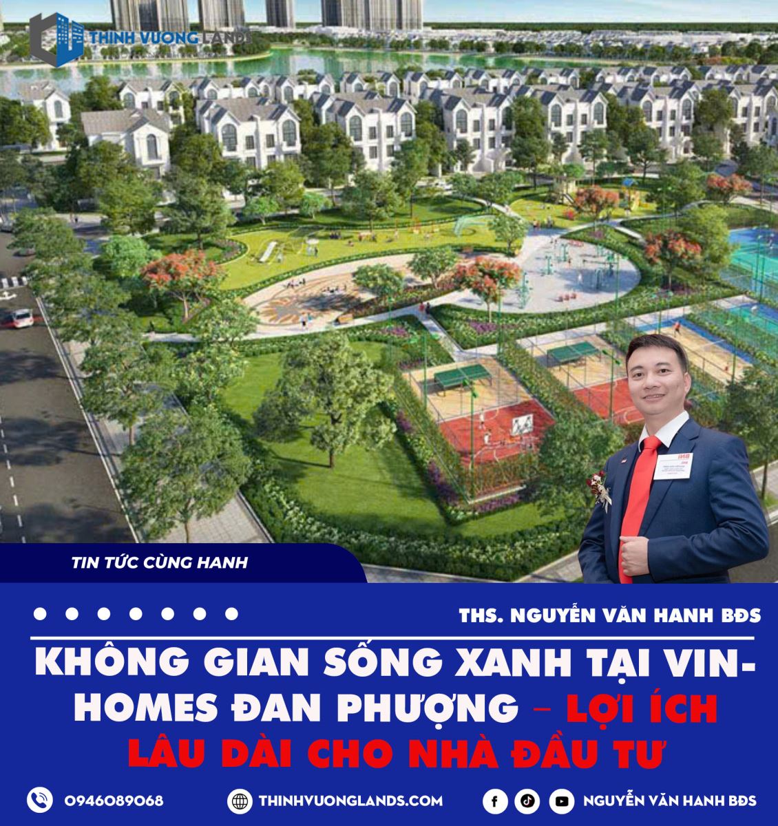 Không Gian Sống Xanh Tại Vinhomes Đan Phượng – Lợi Ích Lâu Dài Cho Nhà Đầu Tư
