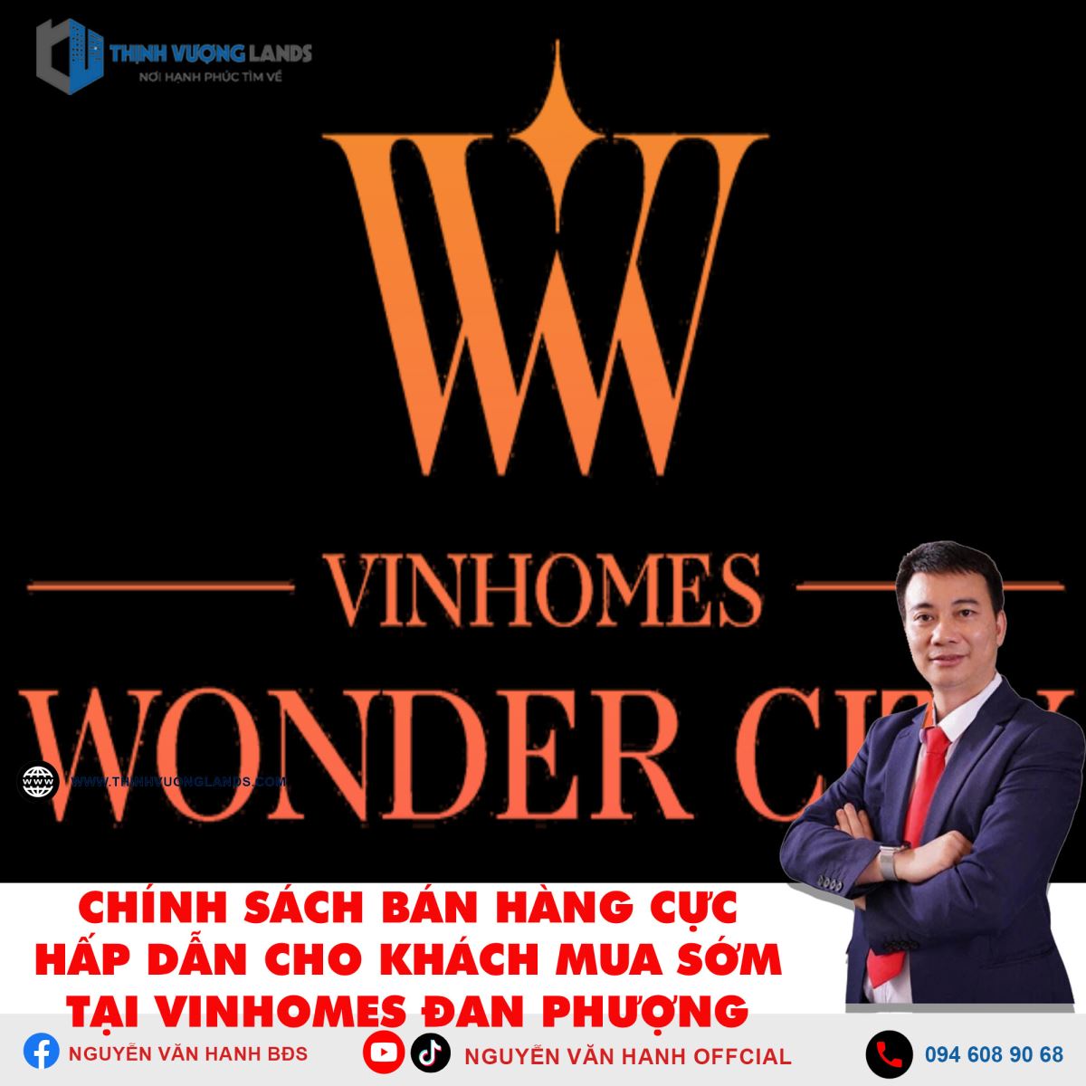 Chính sách bán hàng cực hấp dẫn cho khách mua sớm tại Vinhomes Đan Phượng