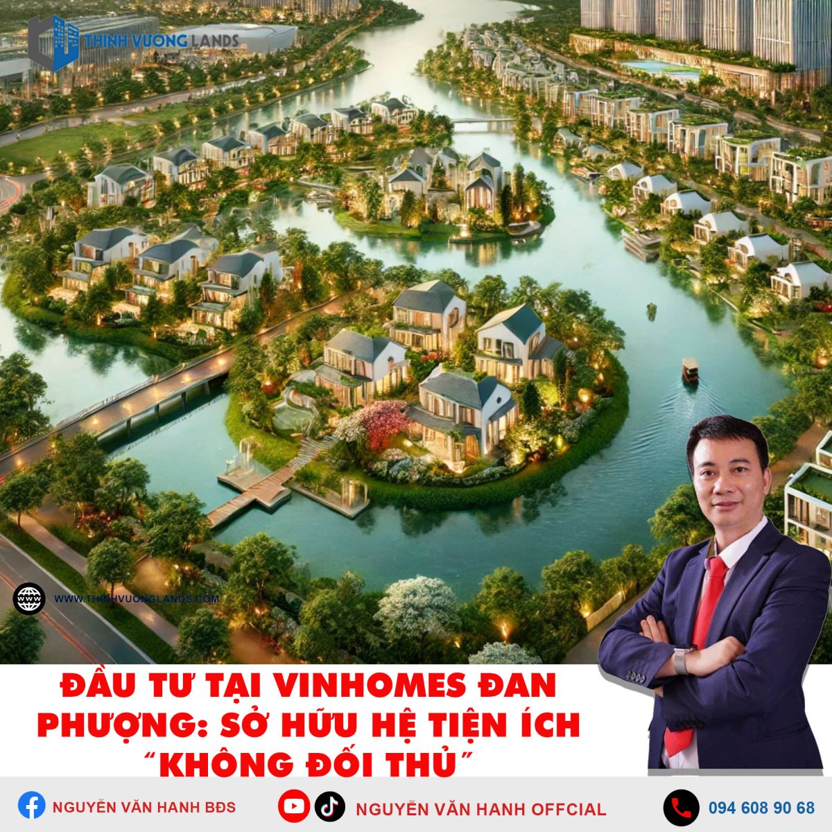 Đầu Tư Tại Vinhomes Đan Phượng: Sở Hữu Hệ Tiện Ích “Không Đối Thủ”