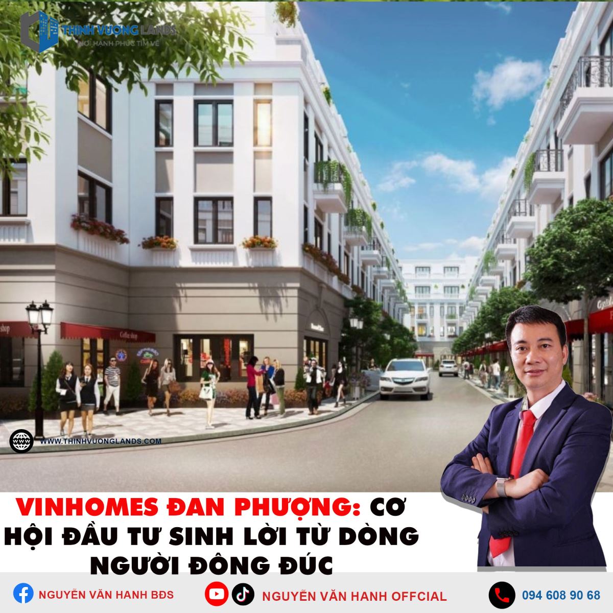 Vinhomes Đan Phượng: Cơ Hội Đầu Tư Sinh Lời Từ Dòng Người Đông Đúc