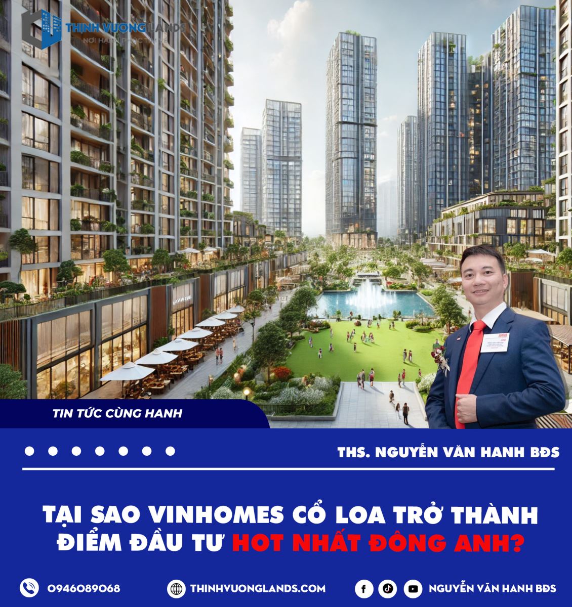  Tại Sao Vinhomes Cổ Loa Trở Thành Điểm Đầu Tư Hot Nhất Đông Anh?