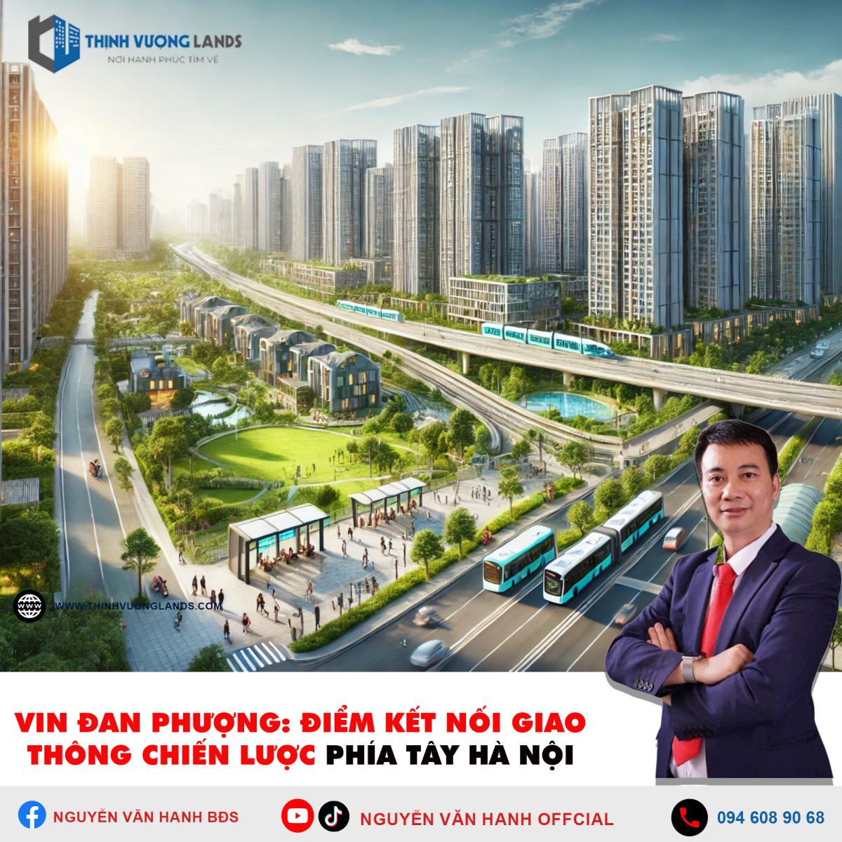 Vin Đan Phượng: Điểm Kết Nối Giao Thông Chiến Lược Phía Tây Hà Nội