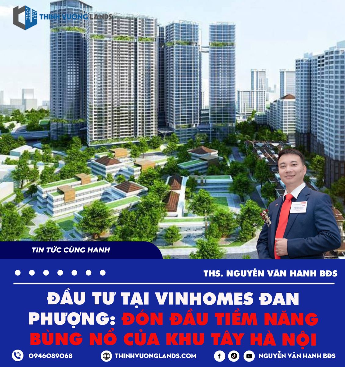 Đầu Tư Tại Vinhomes Đan Phượng: Đón Đầu Tiềm Năng Bùng Nổ Của Khu Tây Hà Nội