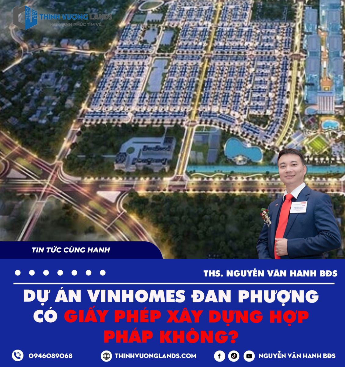 Dự án Vinhomes Đan Phượng có giấy phép xây dựng hợp pháp không?