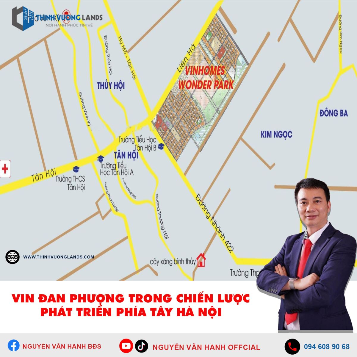 Vin Đan Phượng trong chiến lược phát triển phía Tây Hà Nội