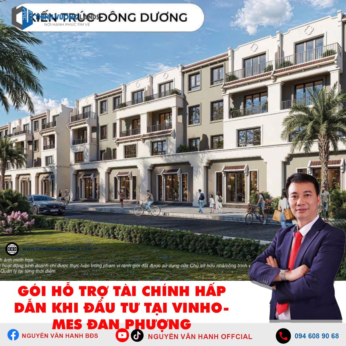 Gói hỗ trợ tài chính hấp dẫn khi đầu tư tại Vinhomes Đan Phượng