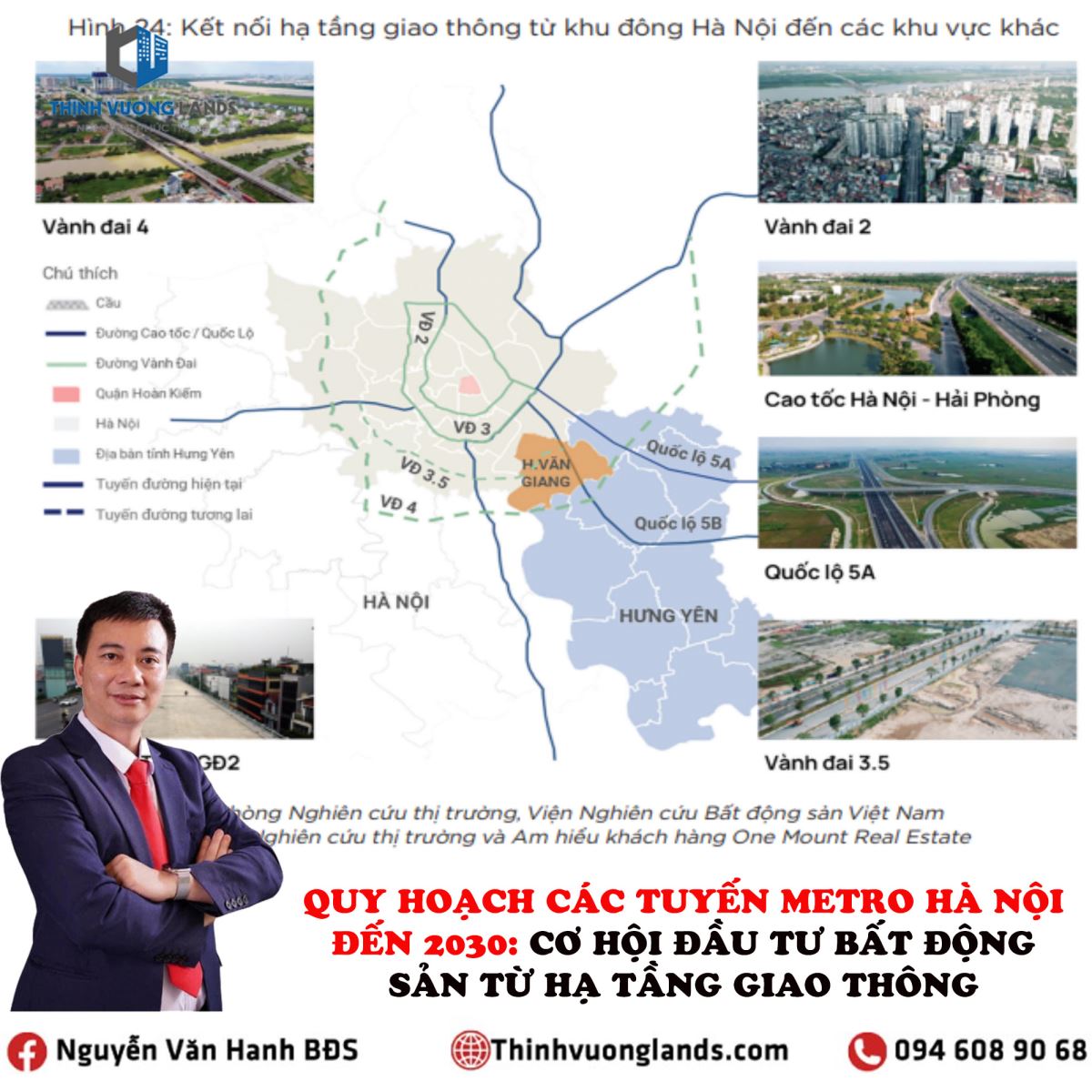 Quy hoạch các tuyến metro Hà Nội đến 2030: Cơ hội đầu tư bất động sản từ hạ tầng giao thông
