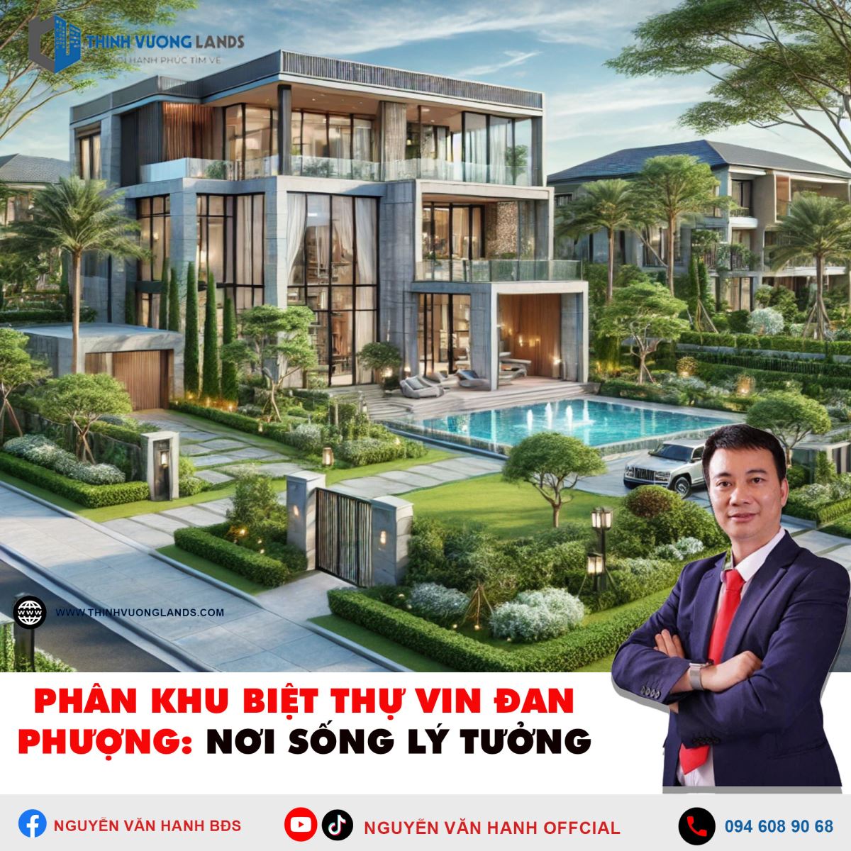 Phân khu biệt thự Vin Đan Phượng: Nơi sống lý tưởng