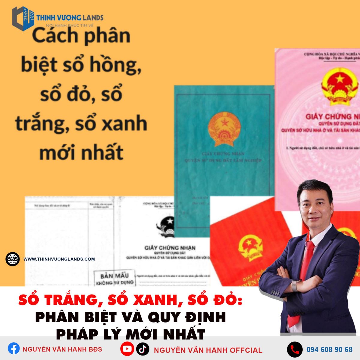 Sổ Trắng, Sổ Xanh, Sổ Đỏ: Phân Biệt Và Quy Định Pháp Lý Mới Nhất