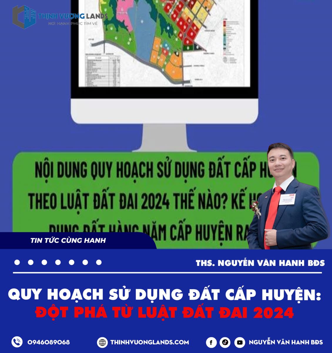 Quy hoạch sử dụng đất cấp huyện: Đột phá từ Luật Đất đai 2024