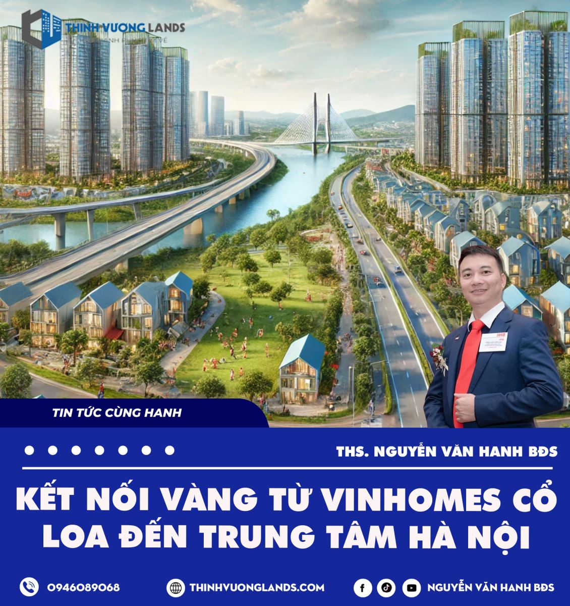Kết nối vàng từ Vinhomes Cổ Loa đến trung tâm Hà Nội