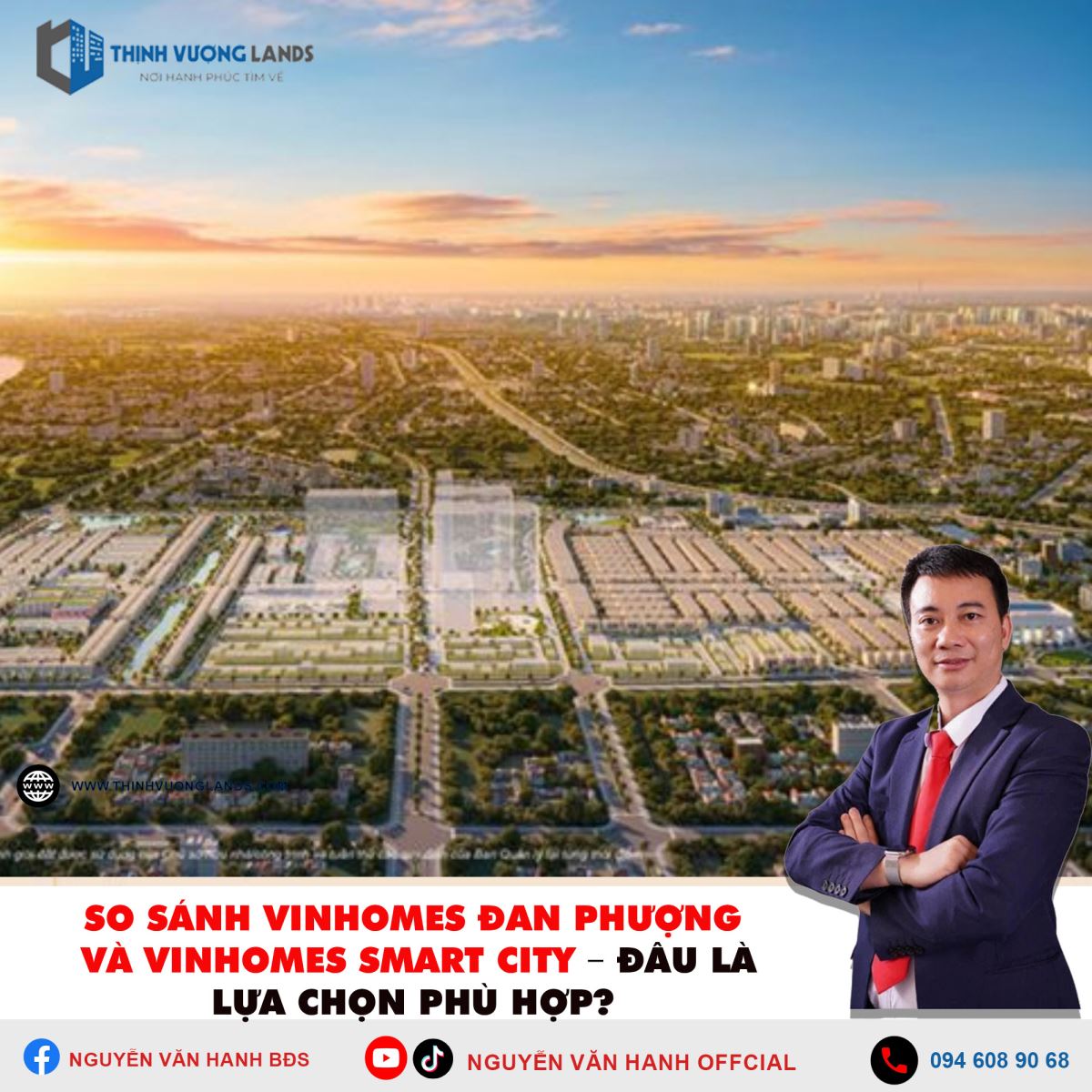 So sánh Vinhomes Đan Phượng và Vinhomes Smart City – Đâu là lựa chọn phù hợp?