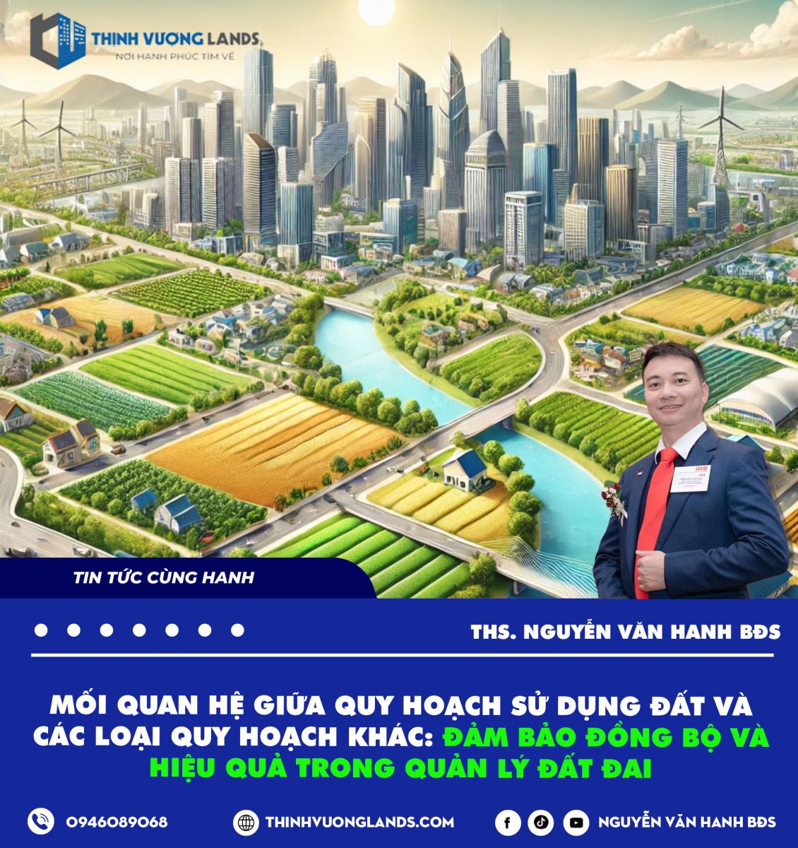 Mối quan hệ giữa quy hoạch sử dụng đất và các loại quy hoạch khác