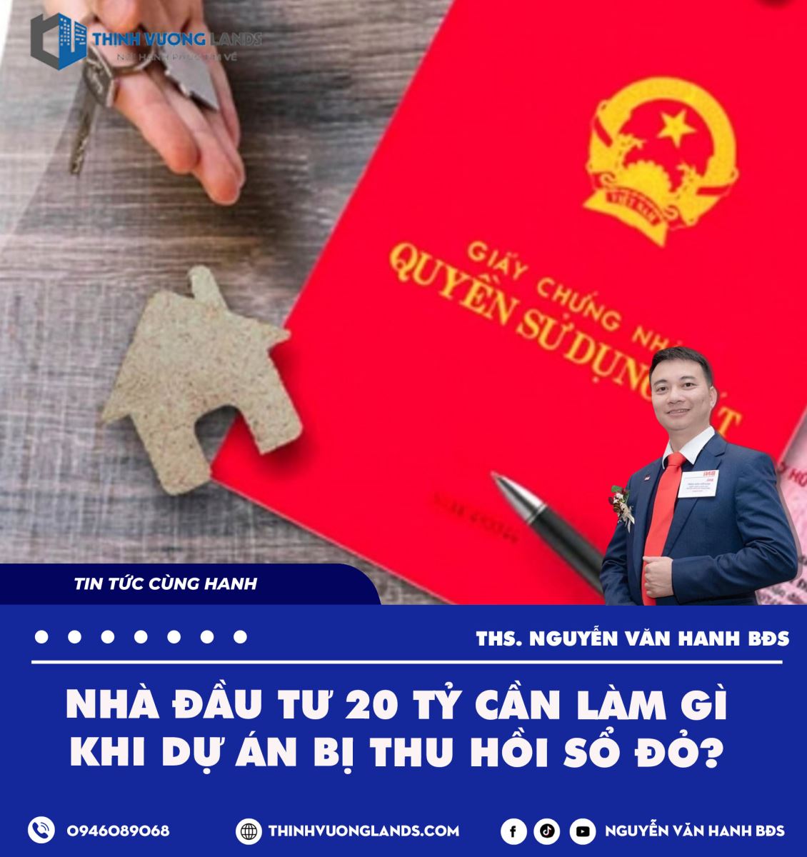 Nhà Đầu Tư 20 Tỷ Cần Làm Gì Khi Dự Án Bị Thu Hồi Sổ Đỏ?