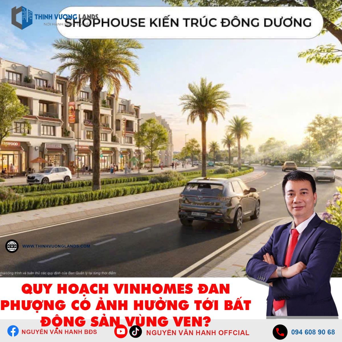 Quy hoạch Vinhomes Đan Phượng có ảnh hưởng tới bất động sản vùng ven?
