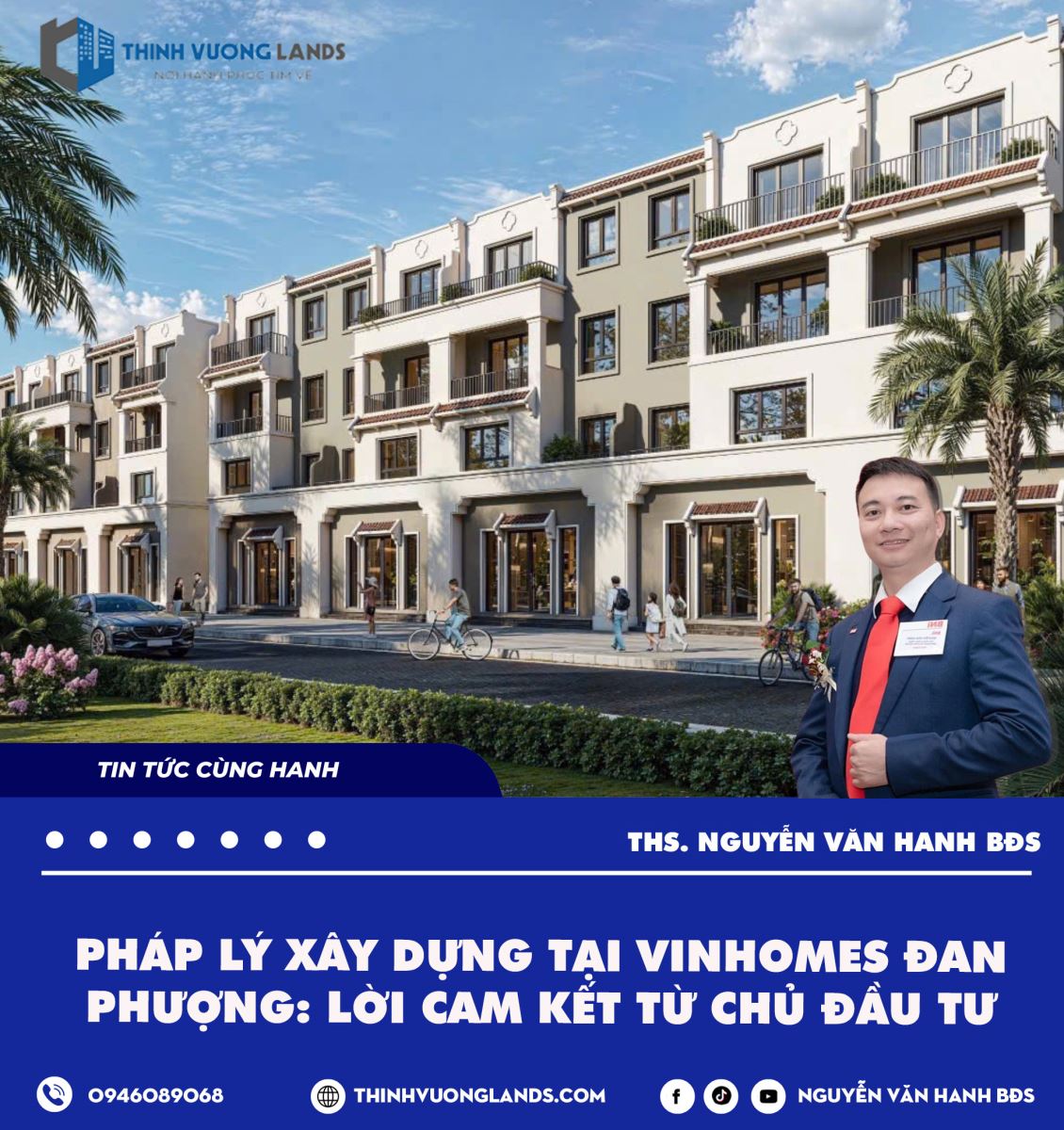 Pháp lý xây dựng tại Vinhomes Đan Phượng: Lời cam kết từ chủ đầu tư
