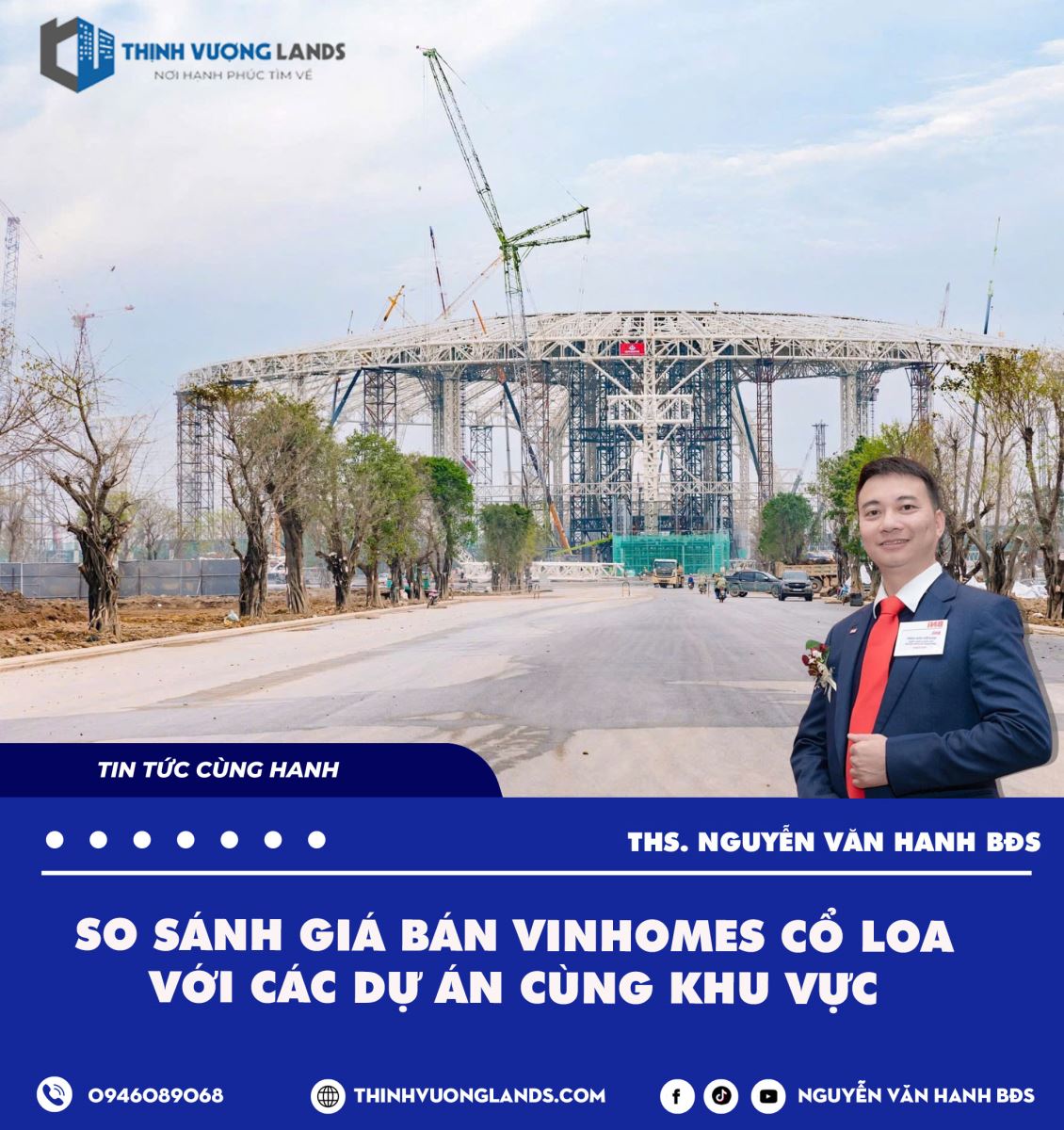 So Sánh Giá Bán Vinhomes Cổ Loa Với Các Dự Án Cùng Khu Vực