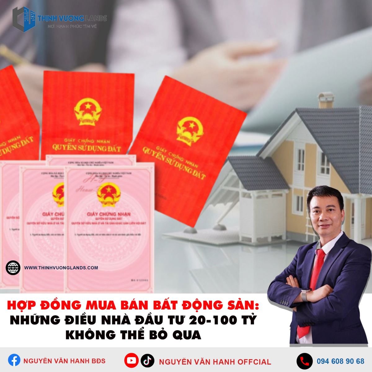 Hợp Đồng Mua Bán Bất Động Sản: Những Điều Nhà Đầu Tư 20-100 Tỷ Không Thể Bỏ Qua