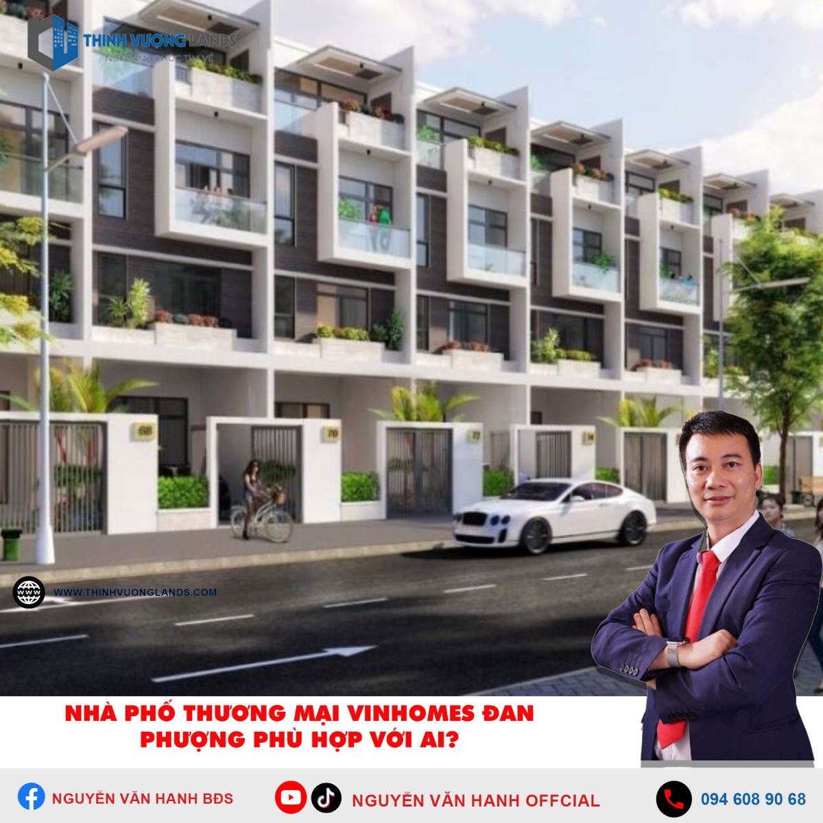 Nhà phố thương mại Vinhomes Đan Phượng phù hợp với ai?